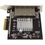 StarTech.com 4 Ports PCI Express 10G SFP+ Netwerkkaart, Intel XL710 Open SFP+ Converged Adapter, PCIe 10 Gigabit Ethernet Server NIC, 10GbE Glasvezel LAN Kaart, Dell PowerEdge HPE ProLiant (PEX10GSFP4I) thumbnail