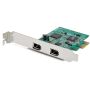 StarTech.com 2-poorts PCI Express FireWire kaart PCIe FireWire 1394a adapter (PEX1394A2V2) thumbnail