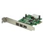 StarTech.com 3-poort 2b 1a 1394 PCI Express FireWire Adapterkaart (PEX1394B3) thumbnail
