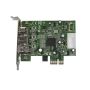 StarTech.com 3-poort 2b 1a Low Profile 1394 PCI Express FireWire Adapterkaart (PEX1394B3LP) thumbnail
