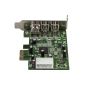 StarTech.com 3-poort 2b 1a Low Profile 1394 PCI Express FireWire Adapterkaart (PEX1394B3LP) thumbnail
