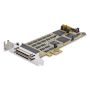 StarTech.com 16-poorts low-profile seriële kaart - RS232 - PCI Express (PEX16S550LP) thumbnail