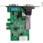 StarTech.com 2-port PCI Express RS232 Serial Adapter Kaart, PCIe RS232 Seriële Host Controller Kaart, PCIe naar Dual Serial DB9 Kaart, 16950 UART, Uitbreidingskaart, Windows & Linux (PEX2S953) thumbnail