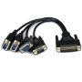 StarTech.com PCI Express PCIe seriële combokaart met 4 poorten 2 x RS232 2 x RS422 / RS485 (PEX4S232485) thumbnail