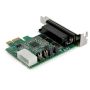 StarTech.com 4 Port PCI Express RS232 Seriële Kaart, PCIe RS232 Serial Host Controller Kaart, PCIe naar Serial DB9 Adapter Kaart, 16950 UART, Low Profile Uitbreidingskaart, Windows & Linux (PEX4S953LP) thumbnail
