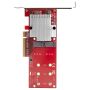 StarTech.com Dual M.2 PCIe SSD Adapter Kaart, x8 / x16 Dual NVMe of AHCI M.2 SSD naar PCI Express 3.0, M.2 NGFF PCIe (M-Key) Compatibel, Ondersteunt 2242, 2260, 2280, JBOD, Mac & PC (PEX8M2E2) thumbnail