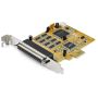 StarTech.com 8-Port PCI Express RS232 Serial Adapter Card - PCIe RS232 Seriële Kaart - 16C1050 UART Expansion Serieel - Multiport Serial DB9 Uitbreidingskaart - 15kV ESD - Windows & Linux (PEX8S1050) thumbnail