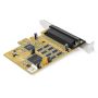 StarTech.com 8-Port PCI Express RS232 Serial Adapter Card - PCIe RS232 Seriële Kaart - 16C1050 UART Expansion Serieel - Multiport Serial DB9 Uitbreidingskaart - 15kV ESD - Windows & Linux (PEX8S1050) thumbnail