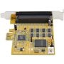 StarTech.com 8-Port PCI Express RS232 Serial Adapter Card - PCIe RS232 Seriële Kaart - 16C1050 UART Expansion Serieel - Multiport Serial DB9 Uitbreidingskaart - 15kV ESD - Windows & Linux (PEX8S1050) thumbnail