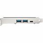 StarTech.com 5-Port USB PCIe Kaart - 10Gbps USB 3.2 Gen 2 PCIe Kaart met 1x USB-C & 2x USB-A - 1x Interne Dual Port IDC Header (2x USB 5Gbps) - USB-C PCI Express Controller Kaart (PEXUSB312A1C1H) thumbnail
