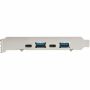 StarTech.com 4-Port USB PCIe Kaart - 10Gbps USB PCI Express Uitbreidingskaart met 2 Controllers - 2x USB-C & 2x USB-A ports (USB 3.2 Gen 2) - USB/USB-C PCI-e Kaart - Full Profile (PEXUSB312A2C2V) thumbnail