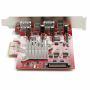 StarTech.com 4-Port USB PCIe Kaart - 10Gbps USB PCI Express Uitbreidingskaart met 2 Controllers - 2x USB-C & 2x USB-A ports (USB 3.2 Gen 2) - USB/USB-C PCI-e Kaart - Full Profile (PEXUSB312A2C2V) thumbnail