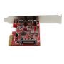 StarTech.com 2-poorts PCIe USB 3.1 kaart - 2x USB-C - USB 3.2 Gen 2 - tot 10 Gbps (PEXUSB312C3) thumbnail