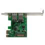 StarTech.com 2-poorts PCI Express (PCIe) SuperSpeed USB 3.0-kaartadapter met UASP SATA-voeding (PEXUSB3S24) thumbnail