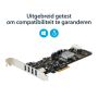 StarTech.com 4-poorts PCI Express (PCIe) SuperSpeed USB 3.0 kaartadapter met 4 speciale 5 Gbps kanalen UASP SATA/LP4-voeding (PEXUSB3S44V) thumbnail