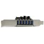StarTech.com 7-poorts PCI Express USB 3.0 kaart standard en low-profile design (PEXUSB3S7) thumbnail