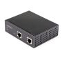 StarTech.com Industrial Gigabit PoE Injector High Speed/High Power 90W 802.3bt PoE++ 48V-56VDC DIN Rail UPoE/Ultra Power Over Ethernet Injector Adapter -40°C tot +75°C Rugged (POEINJ1G90W) thumbnail