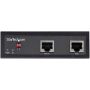 StarTech.com Industrial Gigabit PoE Splitter 90W High Speed Power over Ethernet PoE+++ Splitter 12-48V DC Splitter 802.3bt LAN/RJ45 Ultra PoE naar DC Adapter -40C tot +75C (POESLT1G48V) thumbnail