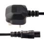 StarTech.com 2m UK Laptop Stroomkabel, BS 1363 to C5 (Clover Leaf), 2.5A 250V, 18AWG, UK Laptop Vervangkabel, Printer Voedingskabel, Laptop Lader Kabel / Laadkabel (PXTNB3SUK2M) thumbnail