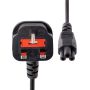 StarTech.com 2m UK Laptop Stroomkabel, BS 1363 to C5 (Clover Leaf), 2.5A 250V, 18AWG, UK Laptop Vervangkabel, Printer Voedingskabel, Laptop Lader Kabel / Laadkabel (PXTNB3SUK2M) thumbnail