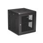 StarTech.com 12U 19" Wandmonteerbaar Netwerk Cabinet, Diepte 51cm (20"), 4 Post, Afsluitbaar IT Rack met Schap, Geventileerd Data Rack voor Switch, Cisco 3850, 2960 Series (RK1224WALHM) thumbnail