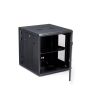 StarTech.com 4 Post 12U Wandmonteerbare Netwerkkast met 1U Schap, 19" Scharnierende Patchkast voor Data/AV/Electronica/Computer Apparatuur, Veelzijdig Geventileerd Server Rack, Vergrendelbaar (RK1224WALHM) thumbnail