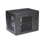StarTech.com 4 Post 12U Wandmonteerbare Netwerkkast met 1U Schap, 19" Scharnierende Patchkast voor Data/AV/Electronica/Computer Apparatuur, Veelzijdig Geventileerd Server Rack, Vergrendelbaar (RK1232WALHM) thumbnail