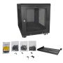 StarTech.com 12U Enterprise-Grade Server Rack Cabinet Kit, 19in Vergrendelbare 4-Post Patchkast met Schap en Kabelbeheer, 75cm Montagediepte, 450kg Draagkracht (RK1233BKM) thumbnail