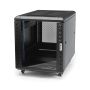 StarTech.com 12U Enterprise-Grade Server Rack Cabinet, 19in Vergrendelbare 4-Post Patchkast met 75cm Montagediepte en 800kg Draagkracht (RK1236BKF) thumbnail