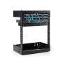 StarTech.com 2 Post 12U Heavy-Duty Wandmonteerbare Server Rack, 19" Open Frame Netwerk Rack met Verstelbare Diepte, Data Rack voor IT/AV/Patchpaneel/Computer Apparatuur, Incl Kooimoeren en Schroeven (RK12WALLOA) thumbnail