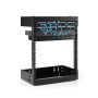 StarTech.com 2 Post 12U Heavy-Duty Wandmonteerbare Server Rack, 19" Open Frame Netwerk Rack met Verstelbare Diepte, Data Rack voor IT/AV/Patchpaneel/Computer Apparatuur, Incl Kooimoeren en Schroeven thumbnail