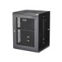 StarTech.com 15U 19" Wandmonteerbaar Netwerk Cabinet, Diepte 40cm (16"), Afsluitbaar IT Rack voor Netwerk Switch/Apparatuur, Geventileerd Data Rack met Schap & Zijpanelen, Voorgemonteerd (RK1520WALHM) thumbnail
