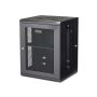 StarTech.com 4 Post 15U Wandmonteerbare Netwerkkast met 1U Schap, 19" Scharnierende Patchkast voor Data/AV/Electronica/Computer Apparatuur, Veelzijdig Geventileerd Server Rack, Vergrendelbaar (RK1520WALHM) thumbnail