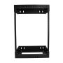 StarTech.com 2 Post 15U Heavy-Duty Wandmonteerbare Server Rack, 19" Open Frame Netwerk Rack met Verstelbare Diepte, Data Rack voor IT/AV/Patchpaneel/Computer Apparatuur, Incl Kooimoeren en Schroeven (RK15WALLOA) thumbnail