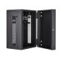 StarTech.com 4 Post 18U Wandmonteerbare Netwerkkast met 1U Schap, 19" Scharnierende Patchkast voor Data/AV/Electronica/Computer Apparatuur, Veelzijdig Geventileerd Server Rack, Vergrendelbaar (RK1820WALHM) thumbnail