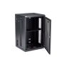 StarTech.com 4 Post 18U Wandmonteerbare Netwerkkast met 1U Schap, 19" Scharnierende Patchkast voor Data/AV/Electronica/Computer Apparatuur, Veelzijdig Geventileerd Server Rack, Vergrendelbaar (RK1820WALHM) thumbnail