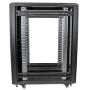 StarTech.com 22U Enterprise-Grade Server Rack Cabinet, 19in Vergrendelbare 4-Post Patchkas met 83cm Montagediepte en 800kg Draagkracht (RK2236BKF) thumbnail