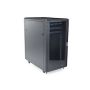 StarTech.com 4 Post 22U Netwerkkast, Vergrendelbare 19" Patchkast voor Computer / AV / IT / Data Apparatuur, Server Rack voor Bureau/Thuis met Wielen & Verstelbare Montagerails (RK2236BKF) thumbnail