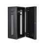 StarTech.com 4 Post 26U Wandmonteerbare Netwerkkast met 1U Schap, 19" Scharnierende Patchkast voor Data/AV/Electronica/Computer Apparatuur, Veelzijdig Geventileerd Server Rack, Vergrendelbaar (RK2620WALHM) thumbnail