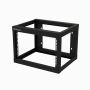 StarTech.com 2 Post 6U Heavy-Duty Wandmonteerbare Server Rack, 19" Open Frame Netwerk Rack, 45cm Diep, Data Rack voor IT/AV/Patchpaneel/Computer Apparatuur, Incl Kooimoeren en Schroeven (RK619WALLO) thumbnail