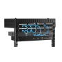 StarTech.com 2 Post 8U Heavy-Duty Wandmonteerbare Server Rack, 19" Open Frame Netwerk Rack met Verstelbare Diepte, Data Rack voor IT/AV/Patchpaneel/Computer Apparatuur, Incl Kooimoeren en Schroeven thumbnail