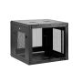 StarTech.com 4 Post 9U Wandmonteerbare Netwerkkast met 1U Schap, 19" Patchkast voor Data/AV/Electronica/Computer Apparatuur, Compacte Geventileerd Server Rack, Vergrendelbaar (RK920WALM) thumbnail