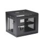 StarTech.com 4 Post 9U Wandmonteerbare Netwerkkast met 1U Schap, 19" Patchkast voor Data/AV/Electronica/Computer Apparatuur, Compacte Geventileerd Server Rack, Vergrendelbaar (RK920WALM) thumbnail