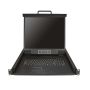 StarTech.com Single Port KVM Rack Console, KVM Switch met 19" LCD Scherm voor Server Rack, Universele 1U LCD KVM Lade met Kabels en Toebehoren, USB Ondersteuning, 50000 MTBF, QWERTY Keyboard (RKCONS1901) thumbnail