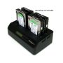 StarTech.com 4-Bay Hard Drive Cloner en Wisser, Standalone 1:3 HDD/SSD Kloner/Copier/Earser, USB 3.0/eSATA naar SATA Docking Station, Hard Disk Duplicator en Secure Erase Dock, Toolless/Top-Loading Ontwerp (SATDOCK4U3RE) thumbnail