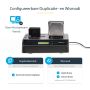 StarTech.com 4-Bay Hard Drive Cloner en Wisser, Standalone 1:3 HDD/SSD Kloner/Copier/Earser, USB 3.0/eSATA naar SATA Docking Station, Hard Disk Duplicator en Secure Erase Dock, Toolless/Top-Loading Ontwerp (SATDOCK4U3RE) thumbnail