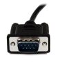 StarTech.com 2 m zwarte DB9 RS232 seriële nullmodemkabel F/M (SCNM9FM2MBK) thumbnail