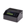 StarTech.com Single Bay Hard Drive Wisser, Standalone HDD/SSD Sanitizer/Eraser, 4Kn, USB 3.0 naar SATA III (6 Gbps), 9 Wismodi, LCD Display, Hard Disk Secure Erase Dock, DB-9 Printer Poort, TAA Compliant (SDOCK1EU3P2) thumbnail