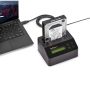 StarTech.com Single Bay Hard Drive Wisser, Standalone HDD/SSD Sanitizer/Eraser, 4Kn, USB 3.0 naar SATA III (6 Gbps), 9 Wismodi, LCD Display, Hard Disk Secure Erase Dock, DB-9 Printer Poort, TAA Compliant (SDOCK1EU3P2) thumbnail