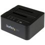 StarTech.com USB 3.1 (10Gbps) Standalone Duplicator Dock voor 2.5" & 3.5" SATA SSD/HDD schijven met Fast-Speed Duplication tot 28GB/min (SDOCK2U313R) thumbnail